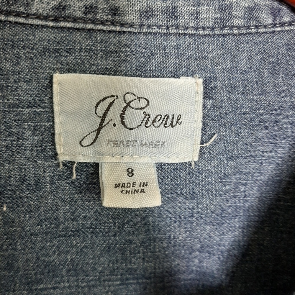 J.Crew western chambray shirt in vintage indigo 8 - Picture 5 of 6